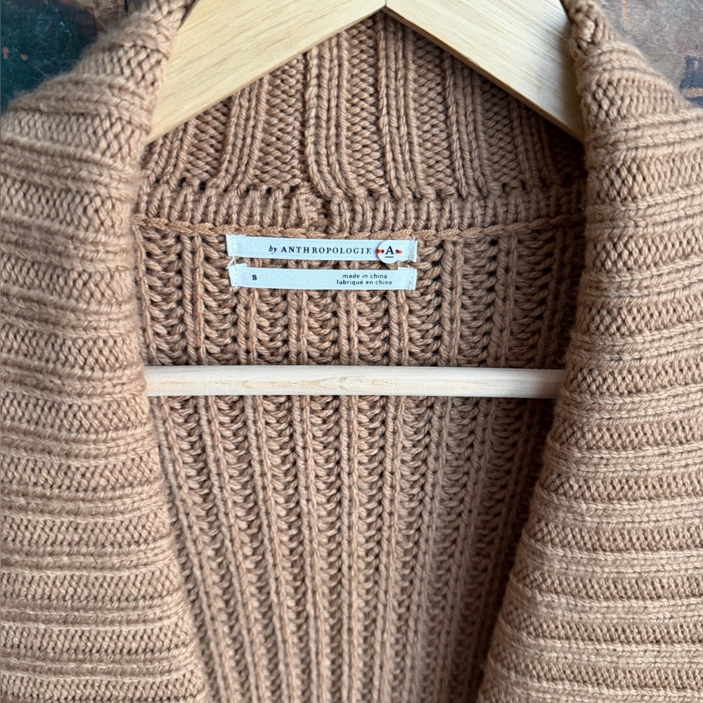 By Anthropologie Deep-V Cardigan - Picture 3 of 6